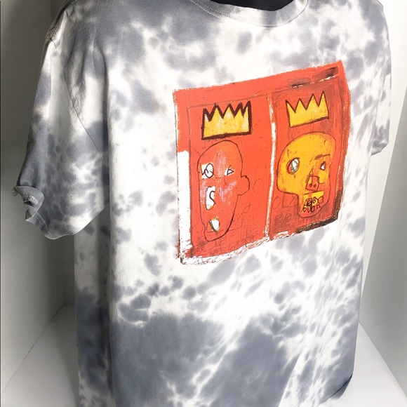 JEAN-MICHEL BASQUIAT TIE DYE TSHIRT TEE - Picture 3 of 7